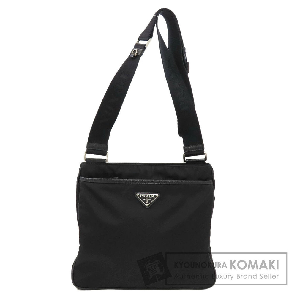 Prada Arque Vitello Daino Leather Hobo Shoulder Bag Black